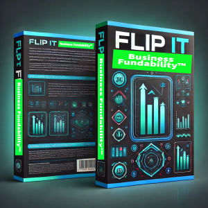 F;ip It Business Fundability - Gold Plan by Flip It Business Loan Brokers, highlights comprehensive business fundability tools, 24/7 access to resources, 12-month coaching, and a 3-payment plan option to enhance business credit and secure premium funding solutions.